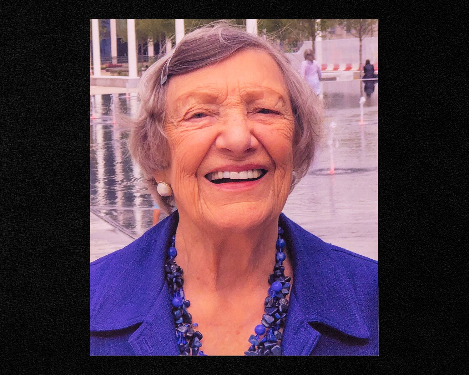 A photo of Jane How, taken on her last visit to Symphony Hall