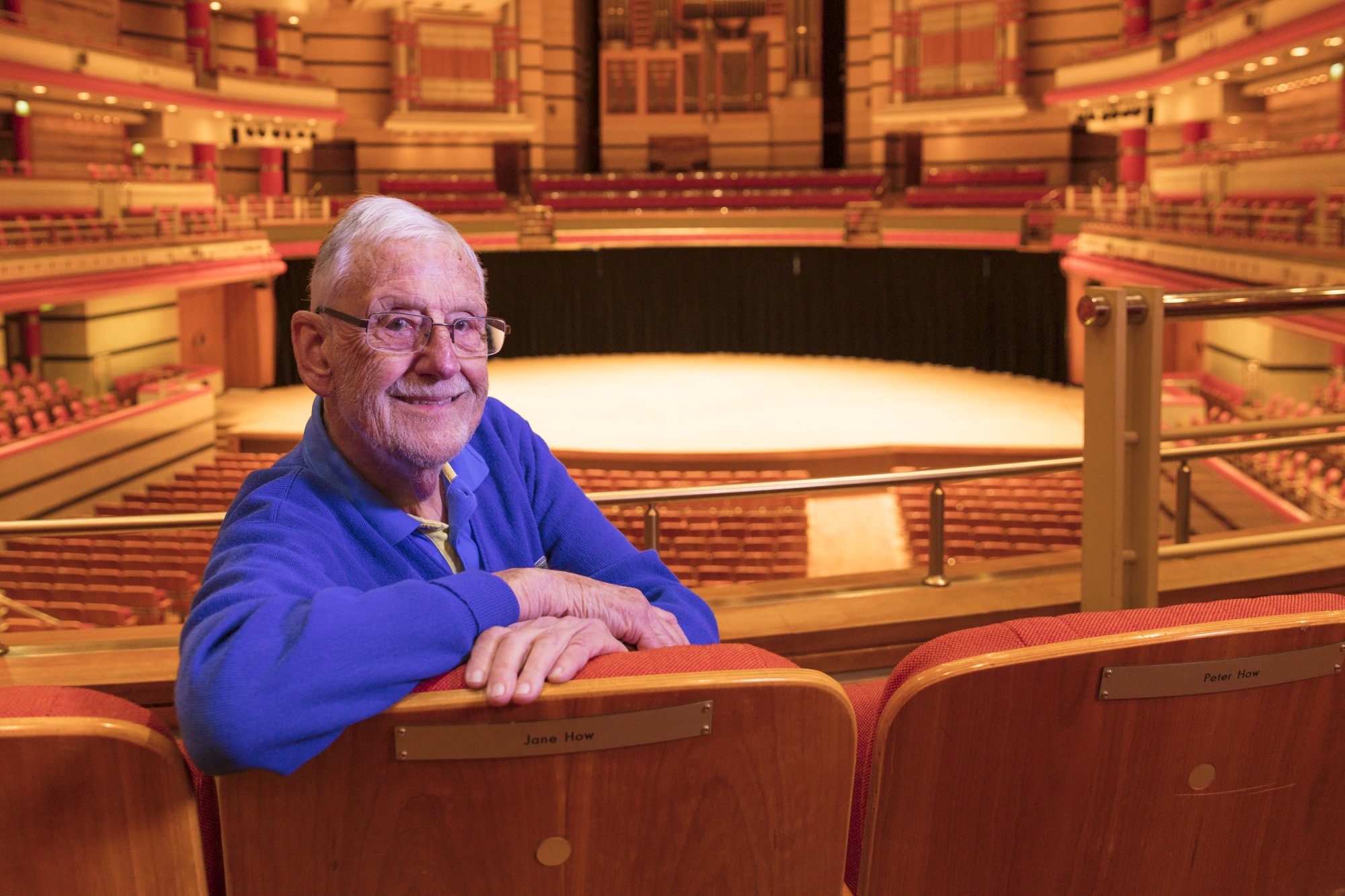 Peter How sitting in Jane's seat.