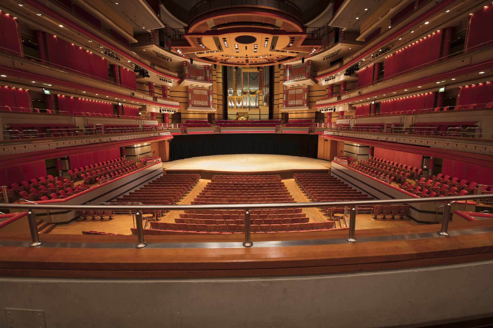 The view from Circle A18 - Ralph Eskinazi's seat.